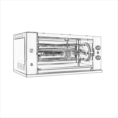 ../frankl24shop/Planeten-Ha╠êhnchengrill Gas 5 Spie├ƒe _ Lieferung erfolgt ohne Gas